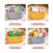 Ящик для хранения игрушек Свинка Блу на колесах, БОЛЬШОЙ (71 л) Poppet PP-002B-L фото 3