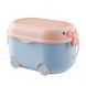 Ящик для хранения игрушек Свинка Блу на колесах, БОЛЬШОЙ (71 л) Poppet PP-002B-L фото 1
