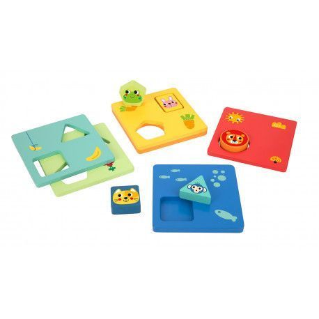 Логическая игра сортер Геометрические фигуры Tooky Toy TH958 фото