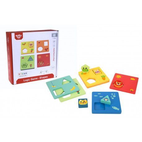 Логическая игра сортер Геометрические фигуры Tooky Toy TH958 фото