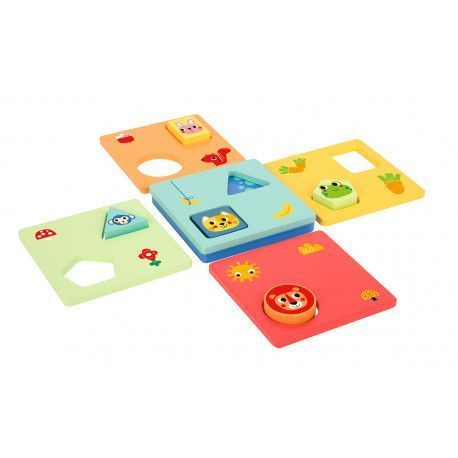 Логическая игра сортер Геометрические фигуры Tooky Toy TH958 фото