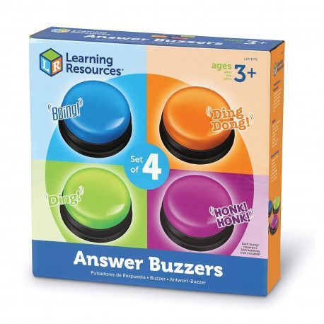 Набір звукових кнопок (4 шт) Learning Resources LER3774 фото