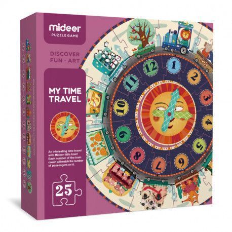 Пазл часы Мое путешествие во времени Mideer Toys MD3020 фото