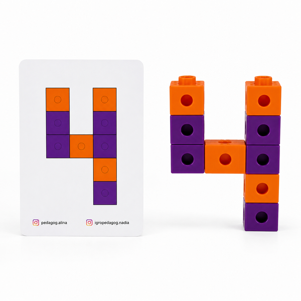 З'єнувальні кубики (100 штук) Learning Resources з картками LER7584-1003 фото