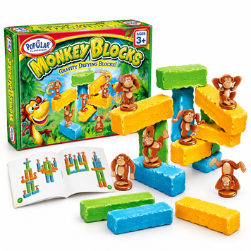 Игра балансир Строим с мартышками Popular Playthings 50111 фото