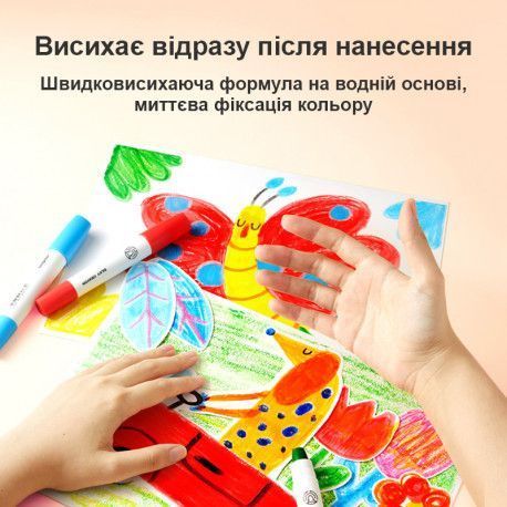 Восковые карандаши в тубусе (12 шт) Mideer Toys MD4253 фото