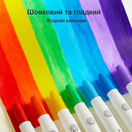 Восковые карандаши в тубусе (12 шт) Mideer Toys MD4253 фото