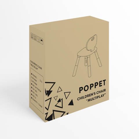 Детский стул Мультиплей Роуз Poppet PP-011RM фото