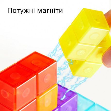Магнітний куб Конструктор для розвитку просторового мислення Mideer Toys MD3400 фото