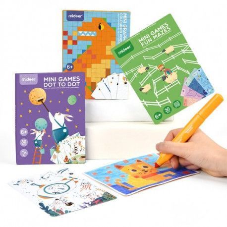 Набор мини игр Лабиринты Mideer Toys MD2061 фото