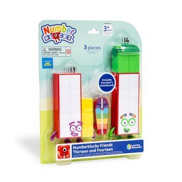 Ігрові фігурки Numberblocks Друзі 13 та 14 Learning Resources HM96925-UK фото