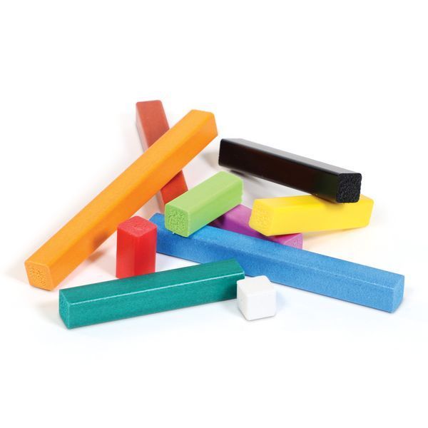 Набір Палички Кюїзенера ( пластик, 74 штук) Learning Resources LER7500 фото
