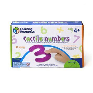 Набор тактильные цифры и знаки Learning resources LSP0194-UK фото