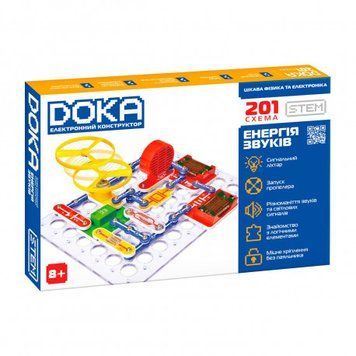 Конструктор електронний Енергія звуків 201 схема Doka D70706 фото