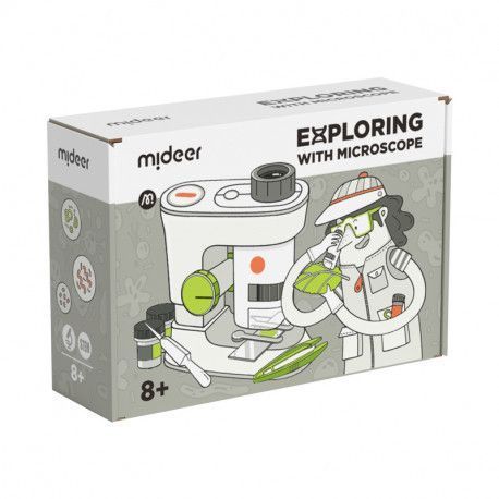 Детский микроскоп Mideer Toys с набором слайдов MD2227-2039 фото