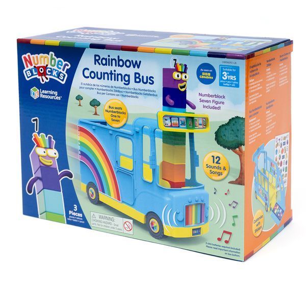 Игровой набор Numberblocks Радужный автобус Learning Resources HM96092-UK фото