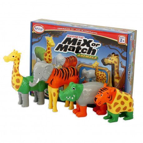 Ігровий магнітний набір Тварини джунглів Popular Playthings 62000 фото