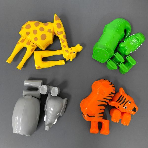 Ігровий магнітний набір Тварини джунглів Popular Playthings 62000 фото