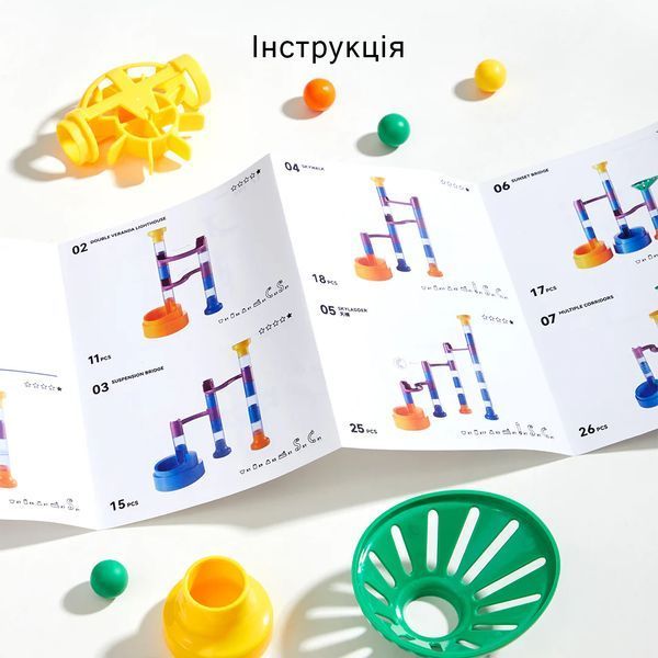 Конструктор Трек Marble Run (51 деталь) Mideer Toys MD2264 фото