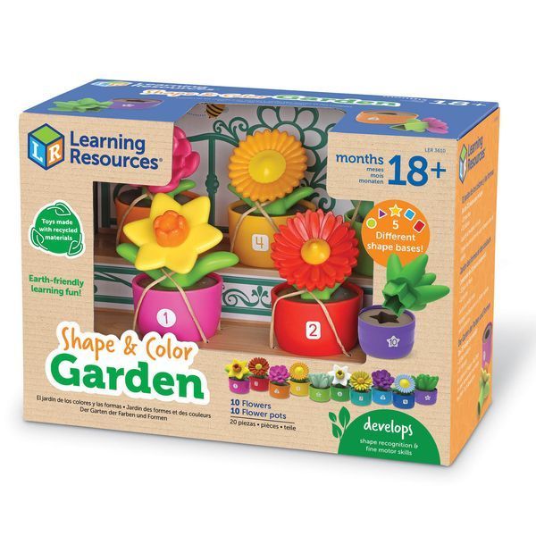 Ігровий набір сортер Квітковий сад Learning Resources LER3610 фото